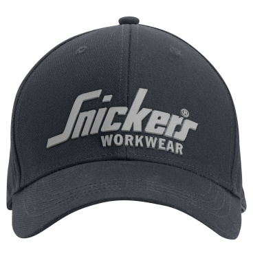 Kšiltovka s 3D logem Snickers Workwear černá