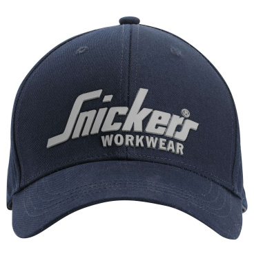 Kšiltovka s 3D logem Snickers Workwear modrá